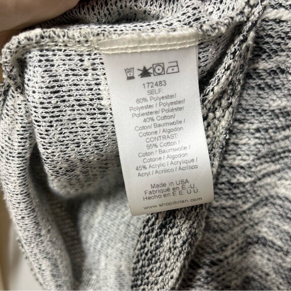 Anthropologie Dolan Knit Bell Sleeve Marled Sweater XS - Picture 5 of 9